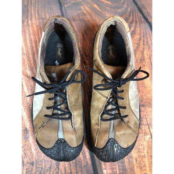 Teva Mush 6587 Leather Lace Up Anti-Slip Shoes Brown Mens  9 / 42 (x5b - Picture 11 of 11